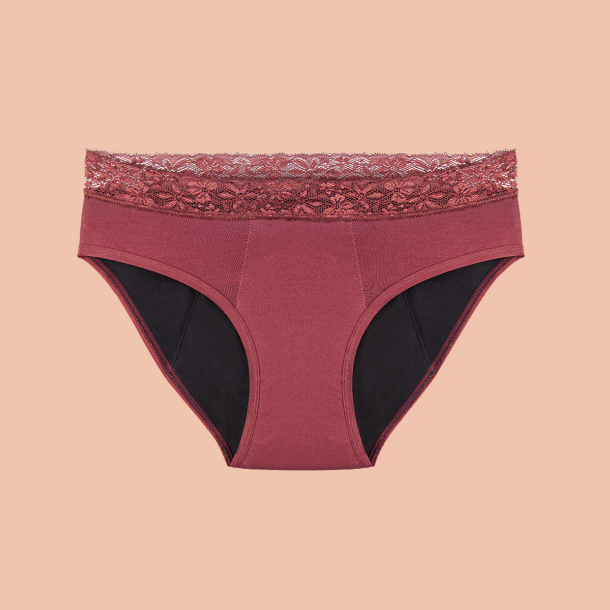 Pact Lace-Waist Thong 6-Pack (Moody Blooms) Women's Underwear